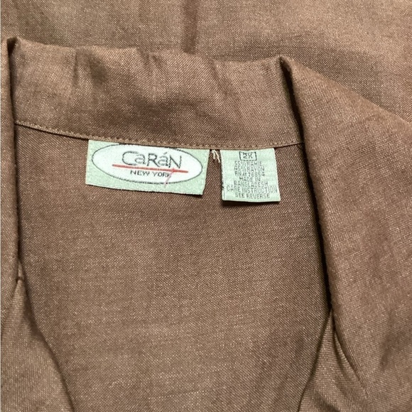 Caran By New York Brown Cardigan NWT Sixe 2XL - Picture 7 of 10